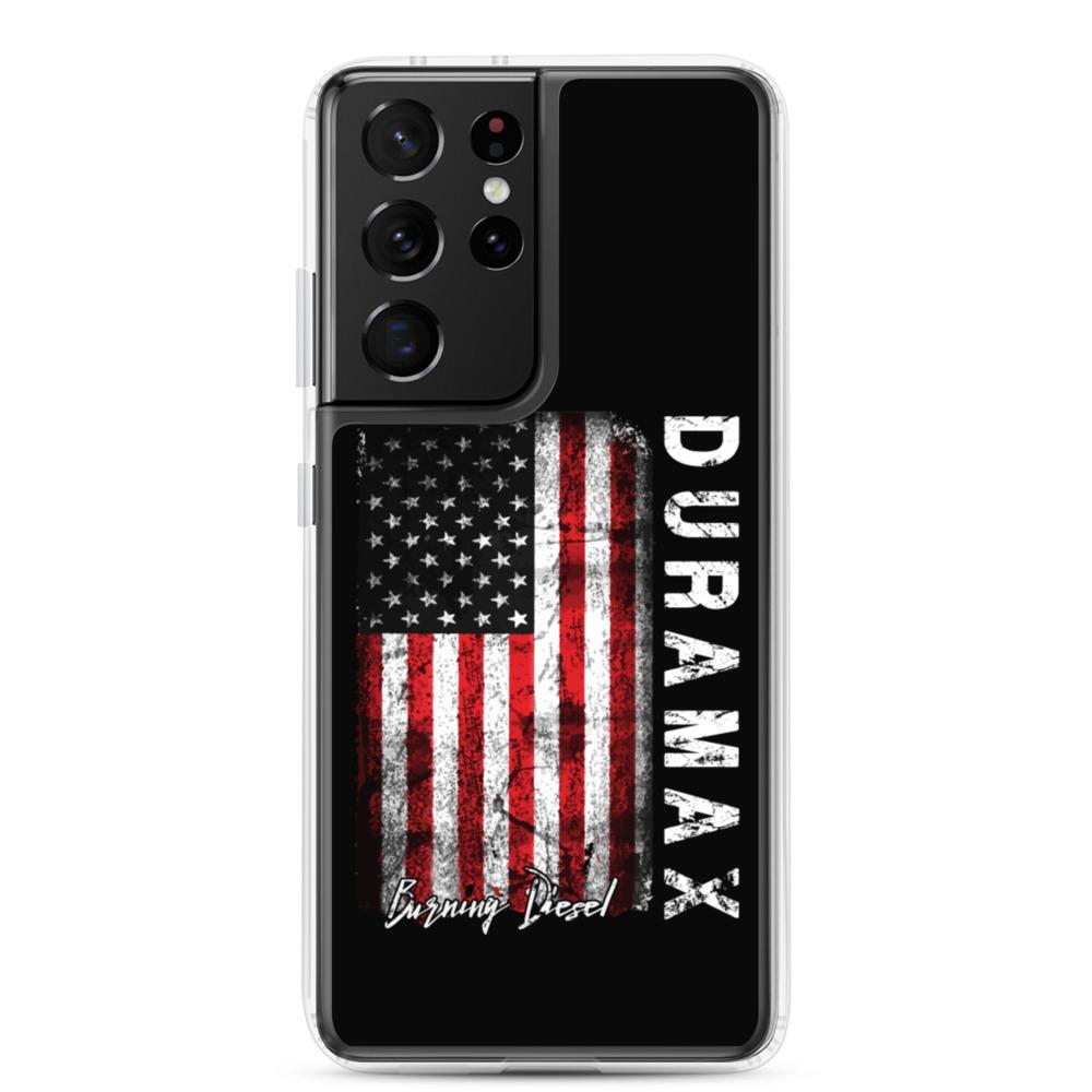 Duramax American Flag Protective Samsung Phone Case-In-Samsung Galaxy S21 Ultra-From Aggressive Thread